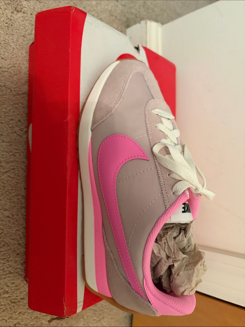 Nike Women’s Pink and Light Mauve Retro Runner